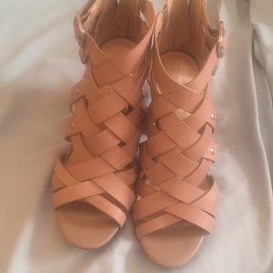 Brown shoes from The Limited, never worn 8 1/2